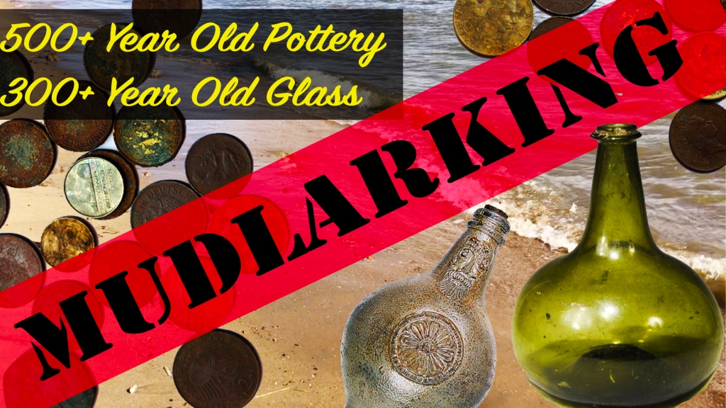 Treasure Hunting on the River Thames. 300 Year Old Glass! 500 Year Old Pottery! Mudlarking 29.07.20