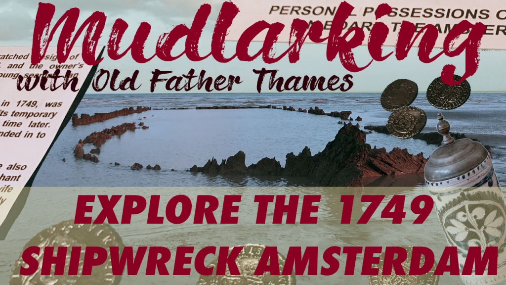 Mudlarking London & Exploring the Shipwreck Amsterdam! Metal & Ceramic Finds 19.08.21